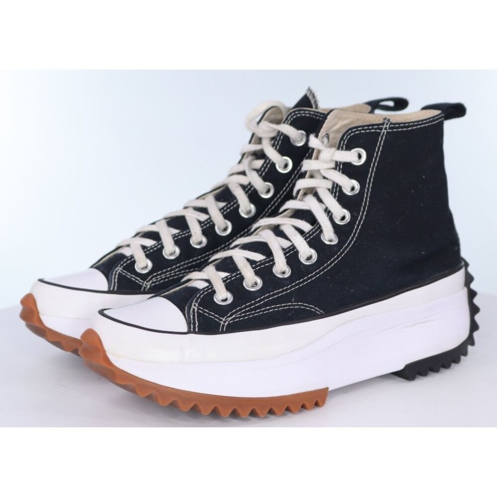 Converse Run Star Hike Women's Platform Chunky Sneakers Shoes Size 8.5 Black
